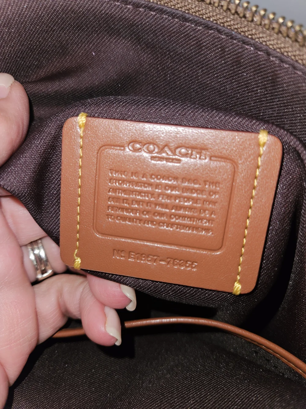Coach Signature Colorblock Canvas & Leather